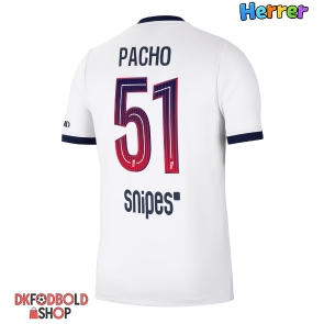 Paris Saint-Germain Willian Pacho #51 Udebanetrøje 2026-27 Kort ærmer Paris Saint-Germain Willian Pacho #51 Udebanetrøje 2026-27 Kort ærmer